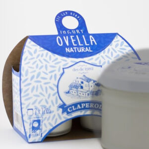 iogurt d'ovella natural- LOT 2 X 128 cc